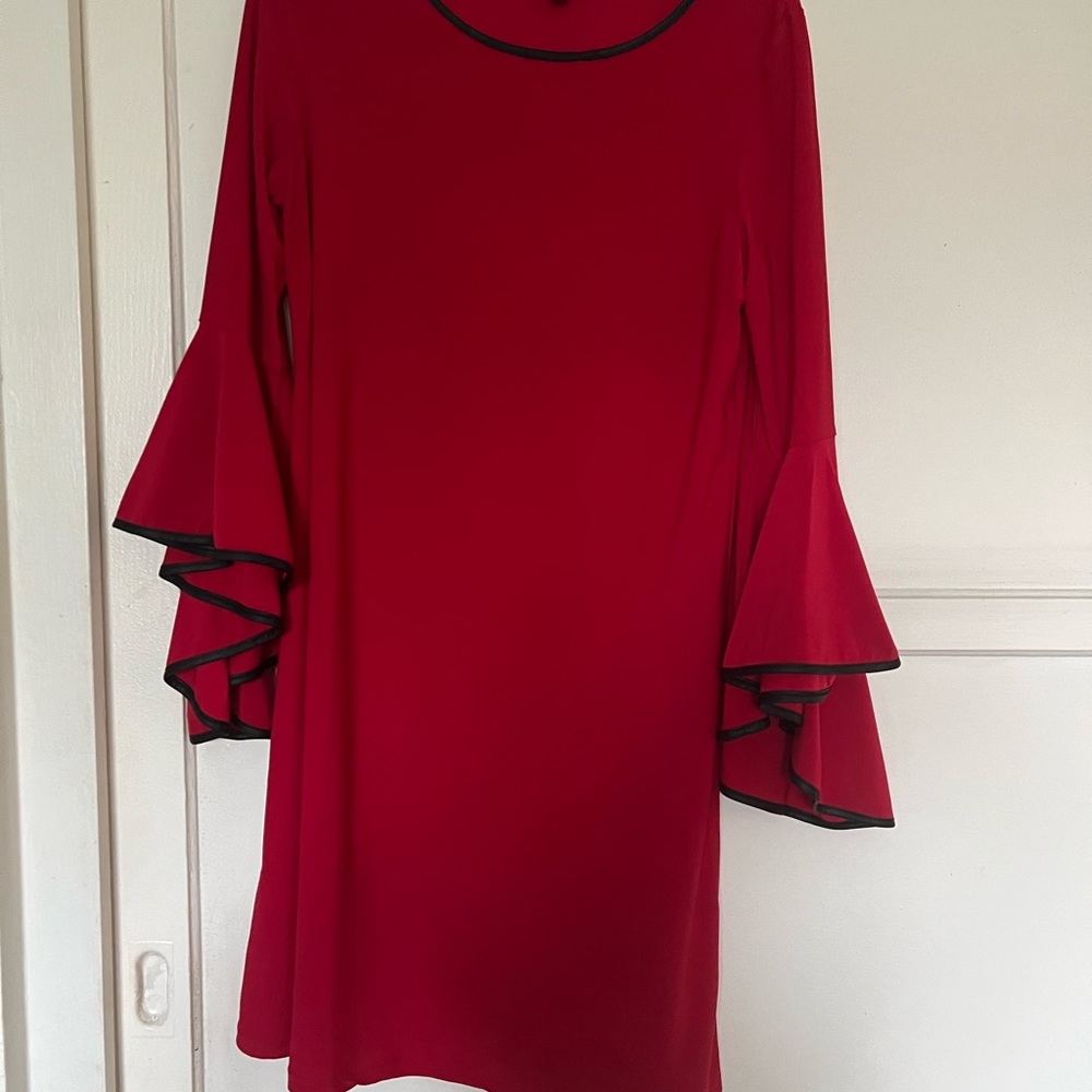 MSK red dress